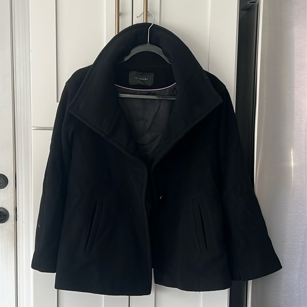 Tahari Black Coat